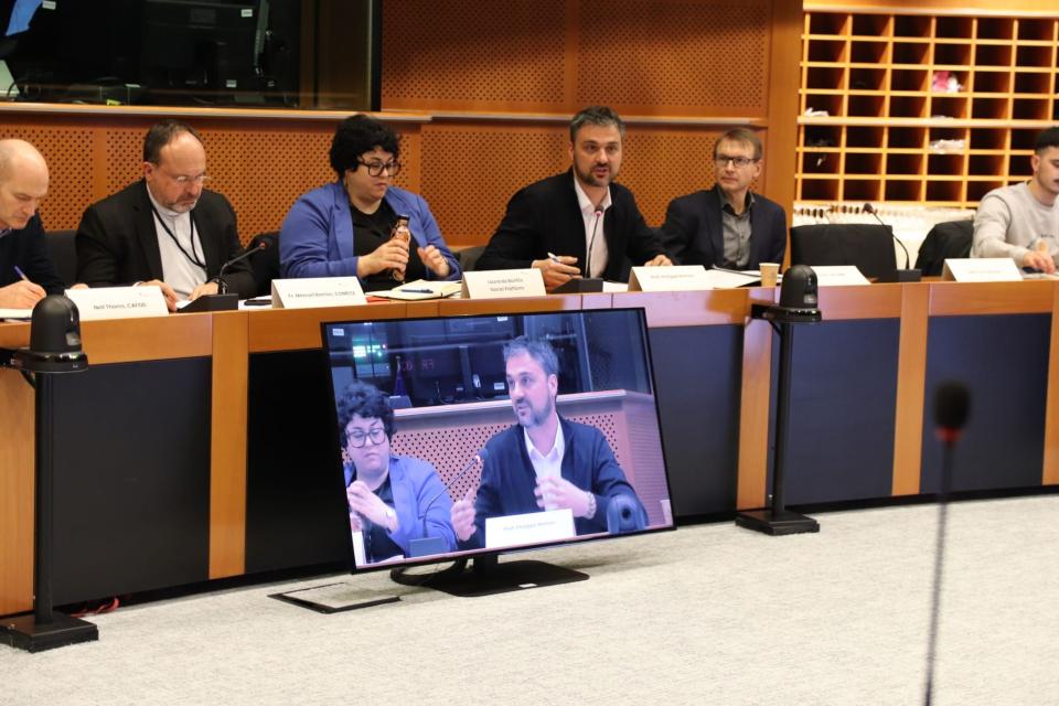 Philippe Roman, Keynote Speaker au parlement européen